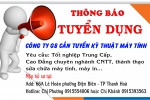 Thông báo tuyển nhân viên