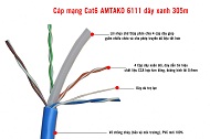 Dây Cat 6 AMTAKO 6111(3k-305m)