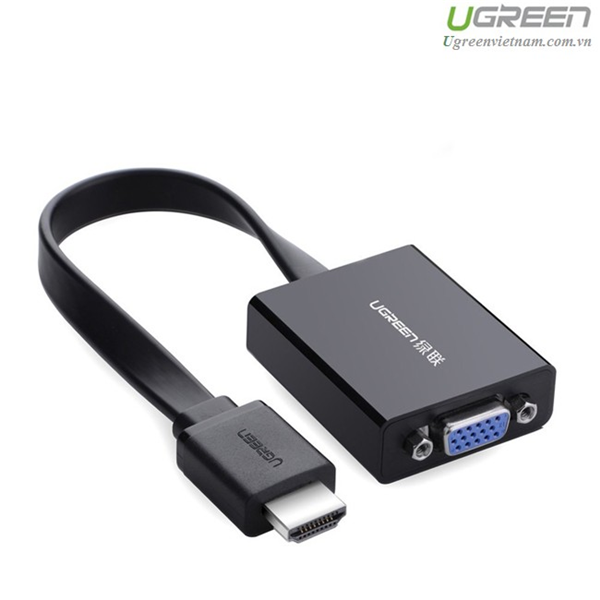 Cáp chuyển đổi HDMI to VGA có Audio Ugreen